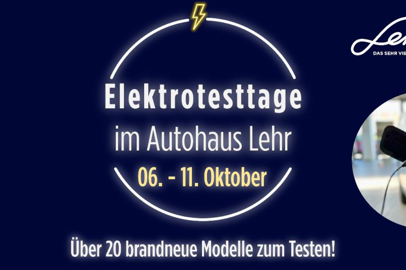 Elektrotesttage im Autohaus Lehr
