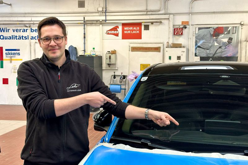 Steinschlag in der Windschutzscheibe?